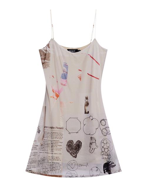 Desigual Kjole  lyseblå / lysebrun / rød / sort