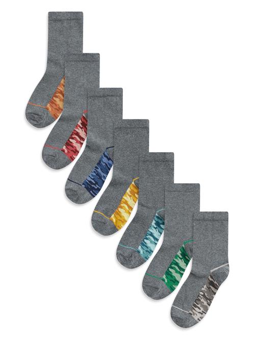 Next Sokker  marin / brun / gul / grafit