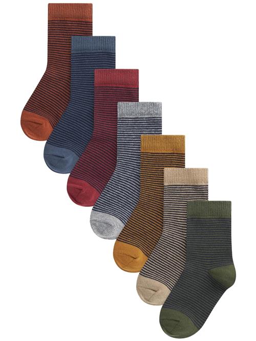 Next Sokker  mørkebeige / safir / pueblo / oliven