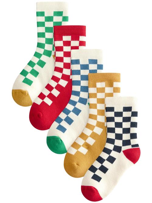 Next Sokker  ecru / rød / sort / hvid