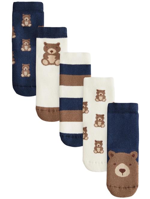 Next Sokker  mørkeblå / cappuccino / hvid