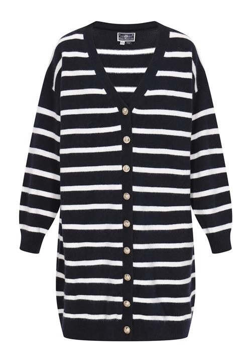 DreiMaster Maritim Cardigan  natblå / hvid