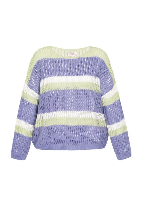 usha FESTIVAL Pullover  indigo / pastelgrøn / hvid