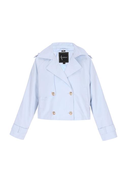 faina Overgangsjakke  lyseblå