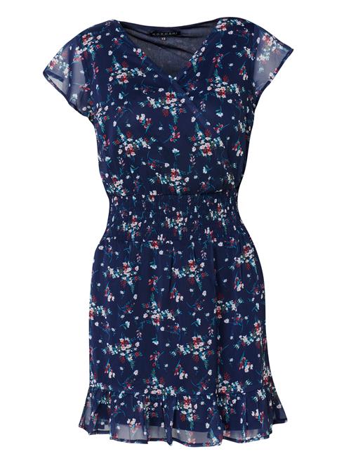 KOROSHI Sommerkjole  navy / rød / hvid