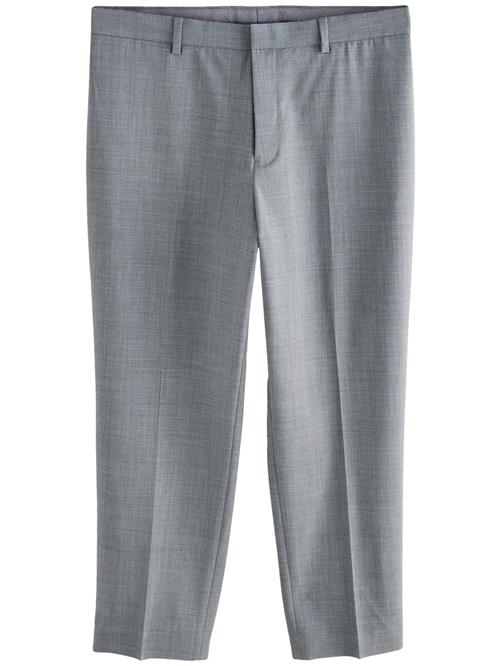 Next Bukser med fals  grå-meleret