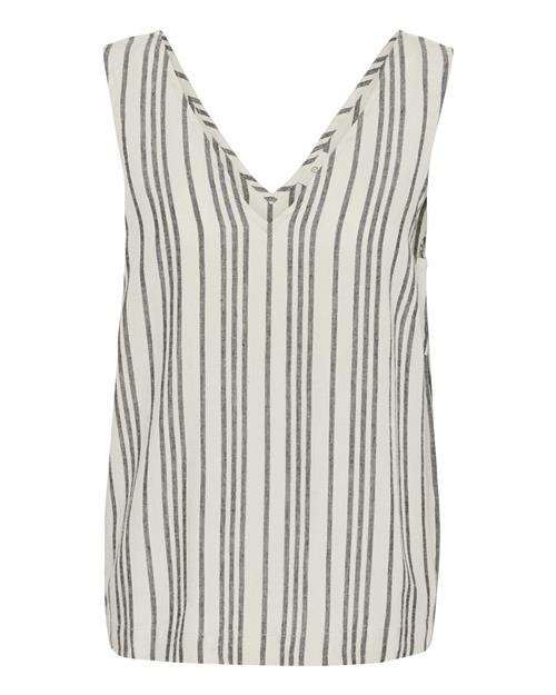 Kaffe Overdel 'Milia'  ecru / pastelgrøn