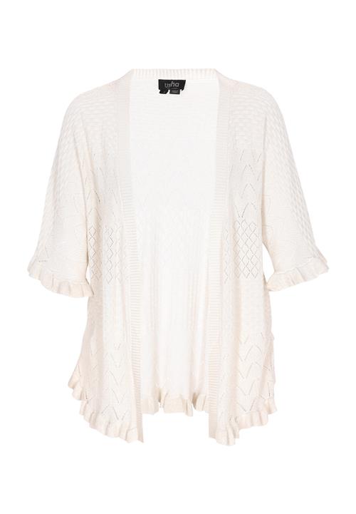 usha BLACK LABEL Cardigan 'Fashion Look'  offwhite