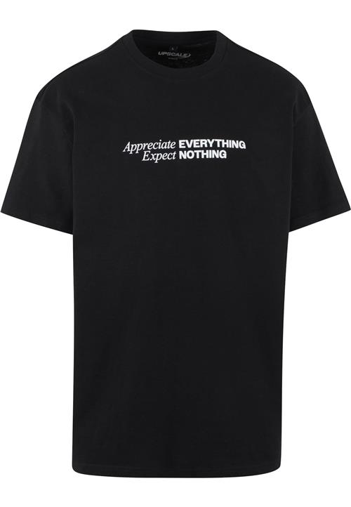 MT Upscale Bluser & t-shirts 'Appreciate Expect'  sort / hvid
