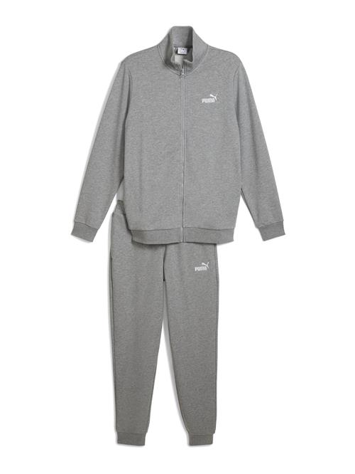 PUMA Sportsdragt 'ESS'  grå-meleret / hvid