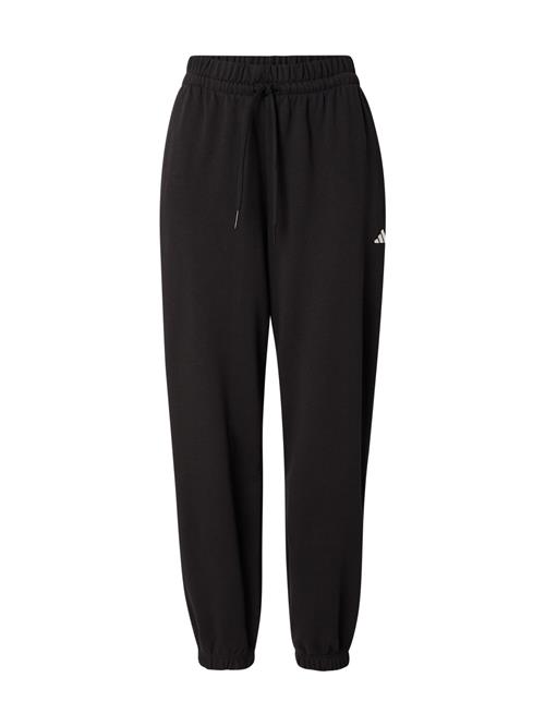 ADIDAS SPORTSWEAR Sportsbukser 'Essentials'  sort / hvid