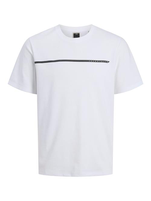 JACK & JONES Bluser & t-shirts 'JCOFusion'  sort / hvid