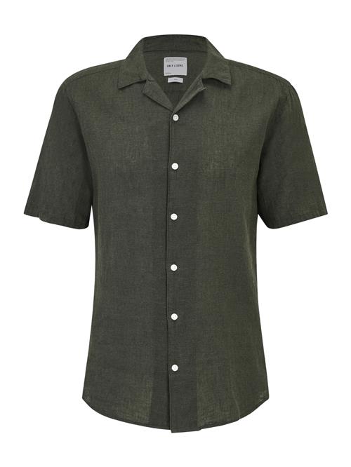 Only & Sons Skjorte 'CAIDEN'  oliven