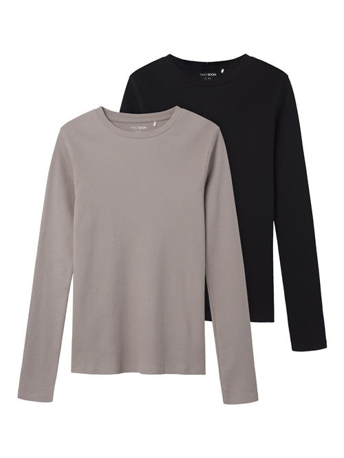 TWO SOON Bluser & t-shirts  grå / sort