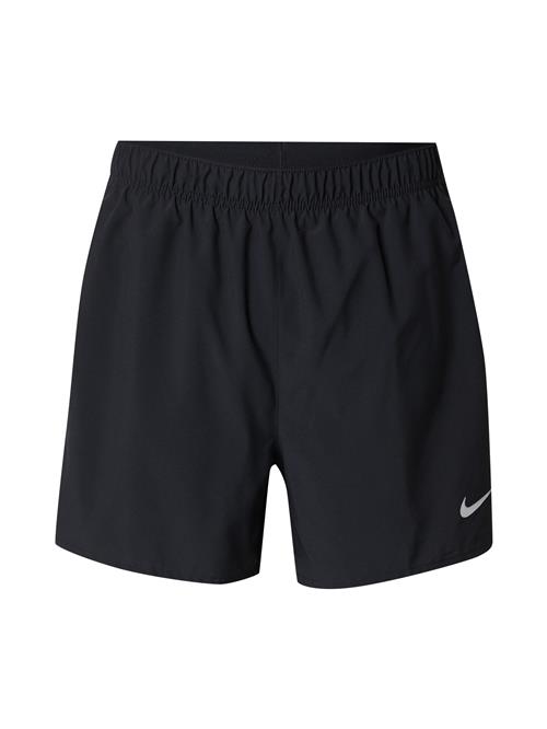 NIKE Sportsbukser  lysegrå / sort