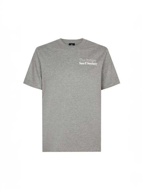O'NEILL Bluser & t-shirts 'The Future Surf Society'  grå-meleret / hvid