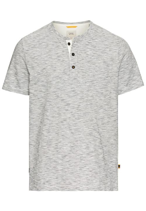 CAMEL ACTIVE Bluser & t-shirts  ecru / sort