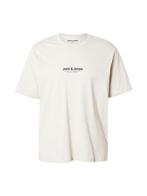 JACK & JONES Bluser & t-shirts 'JWHVESTERBRO'  lysebeige / sort