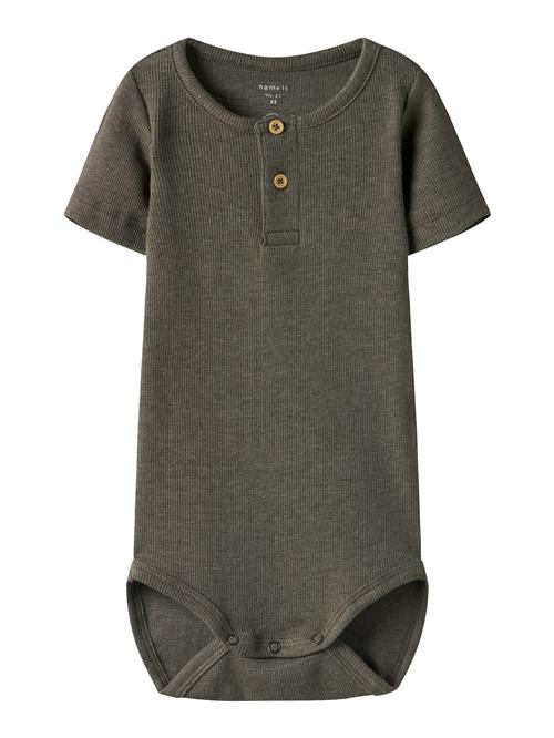 NAME IT Sparkedragt/Body 'NBMKab'  oliven