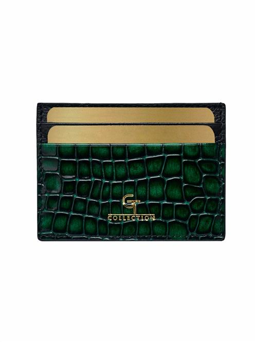 GT Collection Etui 'GT Crocodile Print'  grøn