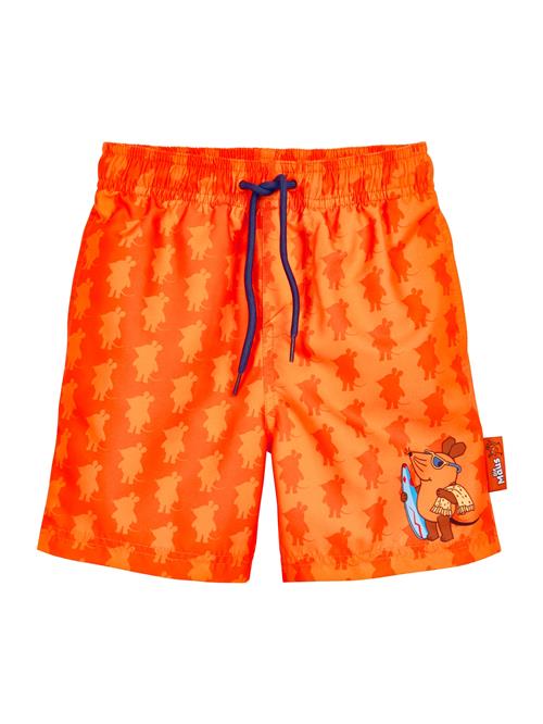 PLAYSHOES Badeshorts  lyseblå / orange / mørkeorange