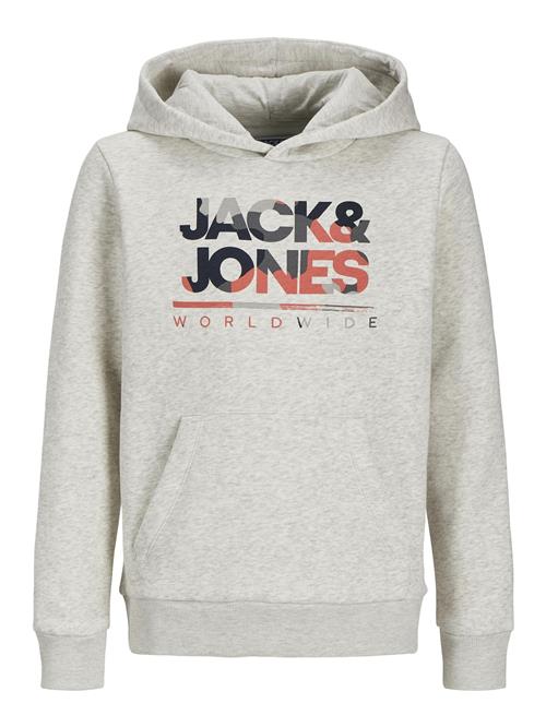 JACK & JONES MINI Sweatshirt  grå-meleret / rød / sort