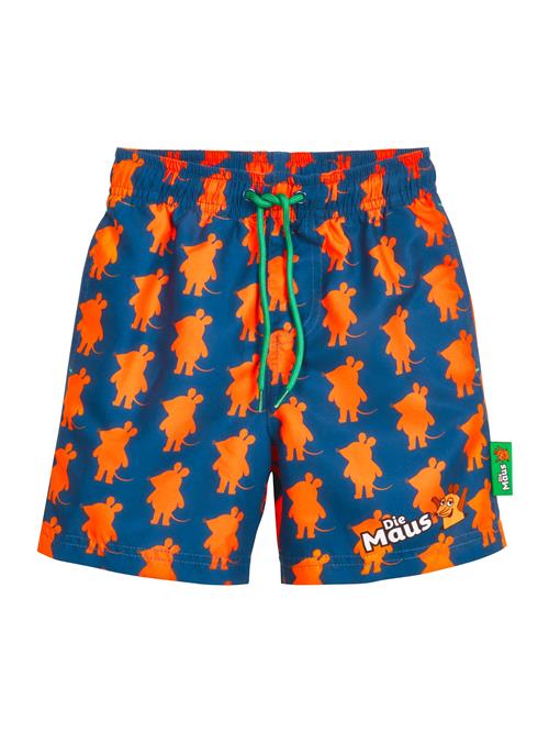 PLAYSHOES Badeshorts 'Pirat'  marin / orange