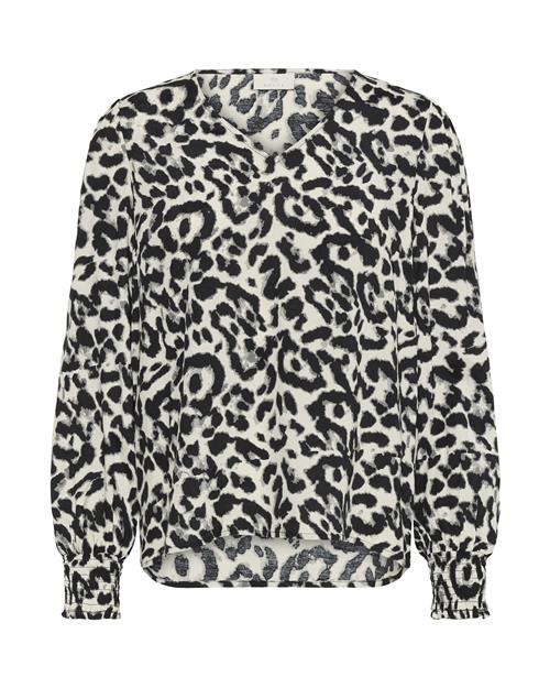 Kaffe Bluse 'Alice'  grå / sort / hvid