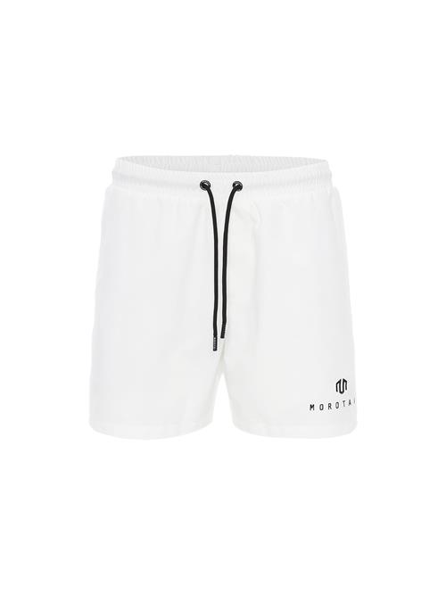 MOROTAI Badeshorts 'ESSENTIAL'  hvid