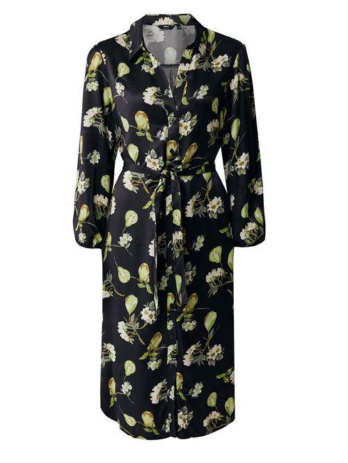 MEXX Blusekjole 'Birne'  khaki / æble / sort / hvid