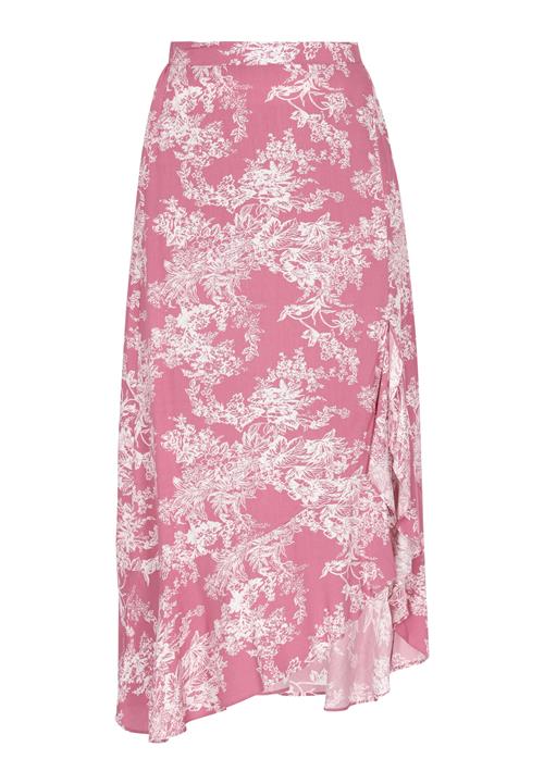 Usha Nederdel  pink / hvid