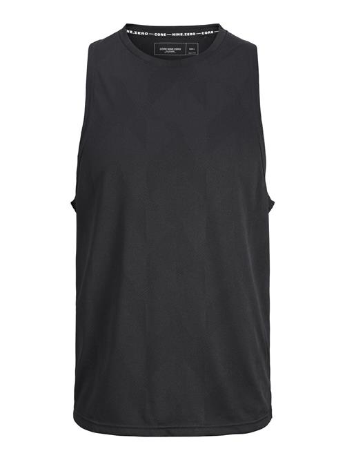 JACK & JONES Bluser & t-shirts  sort / perlehvid