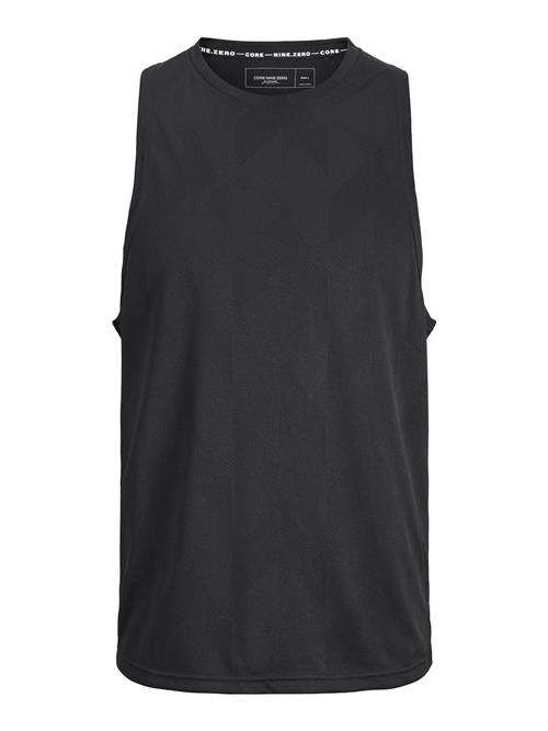 JACK & JONES Bluser & t-shirts  sort / perlehvid