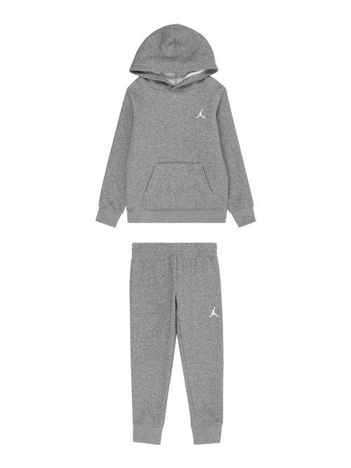 Jordan Joggingdragt 'BRKLYN'  grå-meleret / hvid