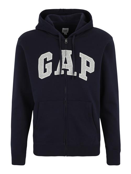 GAP Sweatjakke  navy / grå-meleret / hvid