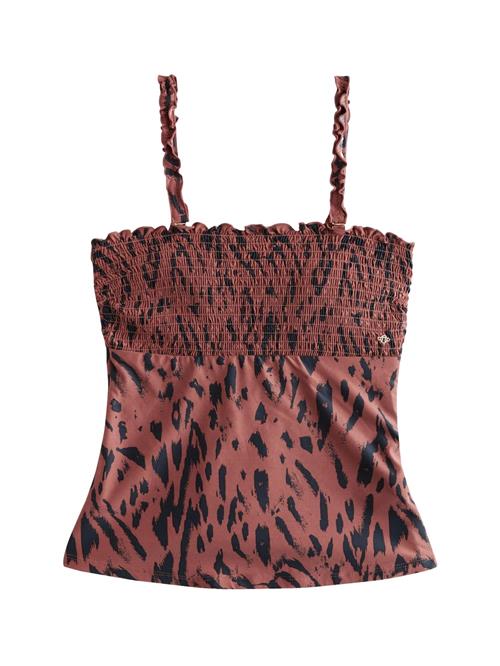 Se Next Tankini-overdel  kastaniebrun / sort hos About You