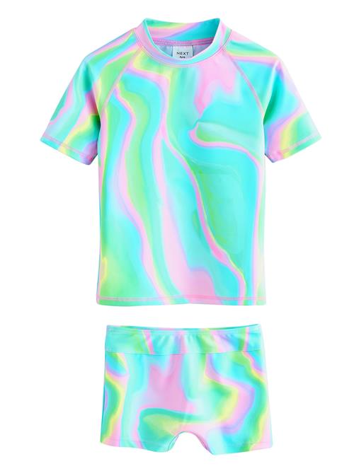 Next UV-beskyttelse  aqua / gul / lime / orkidee