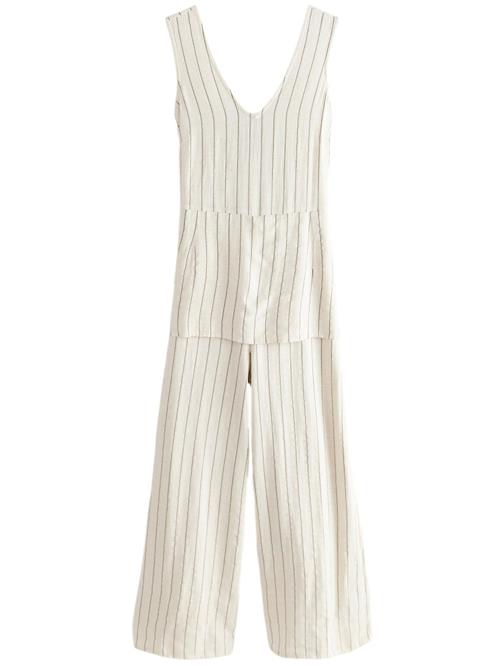 Next Jumpsuit  beige / creme / sort