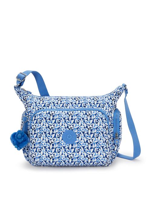 KIPLING Skuldertaske 'Gabb'  navy / himmelblå / hvid