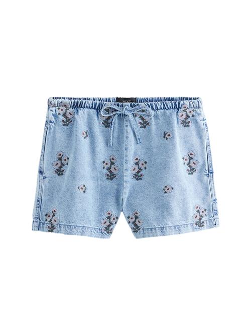 Next Jeans  blue denim / mørkegrøn / mørkerød / hvid