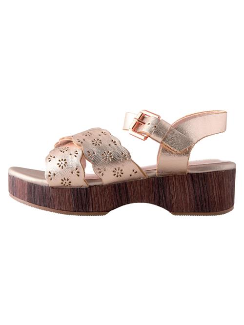 Next Sandaler  rosa guld