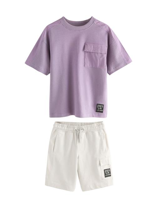 Next Sæt  lilla / sort / hvid