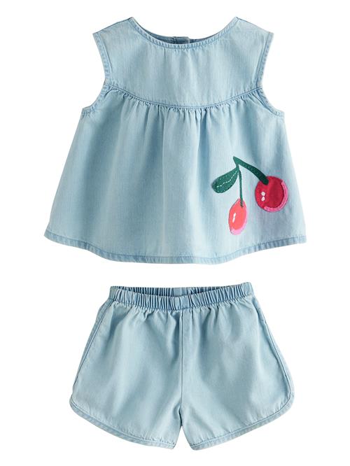 Next Sæt  lyseblå / mørkegrøn / rød