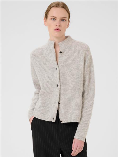 Gestuz Cardigan 'AlphaGZ'  grå-meleret