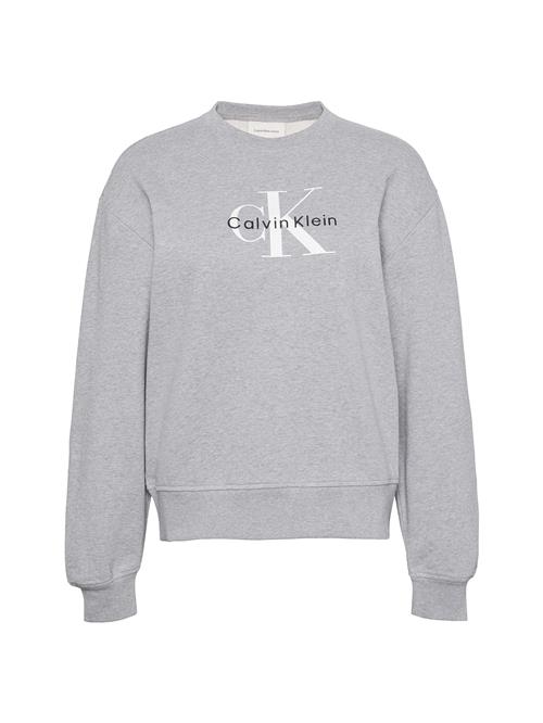 Calvin Klein Jeans Sweatshirt  grå-meleret / sort / hvid