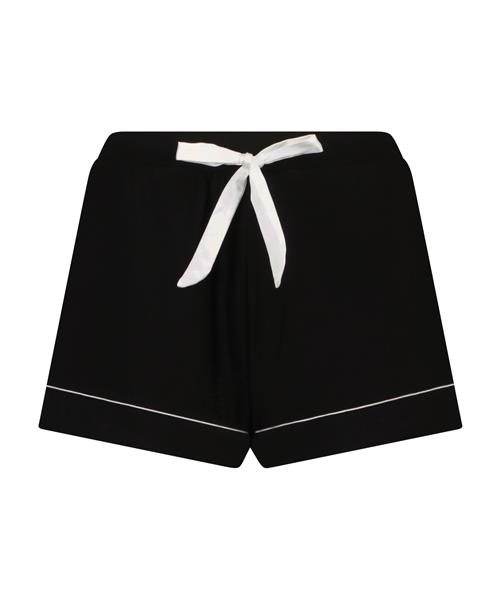 Se Hunkemöller Pyjamasbukser 'Essential'  sort / hvid hos About You