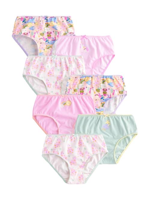 Next Underbukser  lyseblå / pastelgul / blomme / hvid