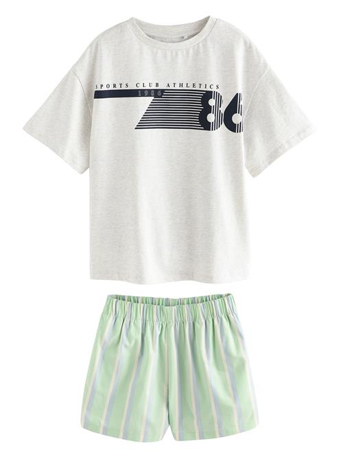 Next Sæt  grå / lysegrøn / sort / hvid