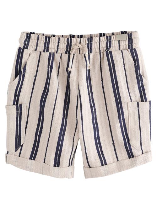 Next Bukser  navy / uldhvid