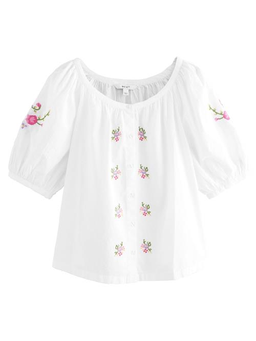 Next Bluse  grøn / lilla / lyserød / hvid